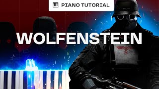 House of the Rising Sun from Wolfenstein The New Order Piano Tutorial [upl. by Noskcaj]