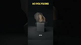 The difference between a game with 1 polygon vs 100000 polygons gameshorts [upl. by Noira]