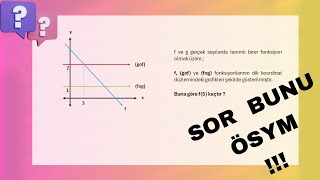 Ayt Fonksiyon  SOR BUNU ÖSYM [upl. by Amrak]