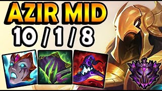 AZIR vs MALZAHAR  MID  Lol EUW Master Patch 1115 ✅ [upl. by Wilkins]