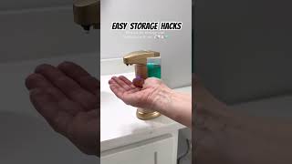 Storage Hacks asmr storage hacks cleaning organization easy home bathroom [upl. by Sabian]