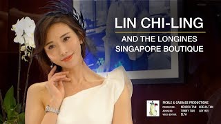 Lin ChiLing 林志玲 and the Longines Singapore Boutique [upl. by Rockwood]