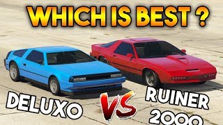 GTA 5 ONLINE  DELUXO VS RUINER 2000 WHICH IS BEST VEHICLE [upl. by Leach767]