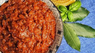 Ragù di cinghiale ricetta originale della nonna 👵 battuto al coltello [upl. by Nylyak]