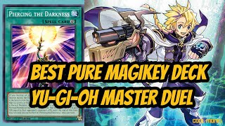 BEST PURE MAGIKEY DECK YUGIOH MASTER DUEL [upl. by Odoric]