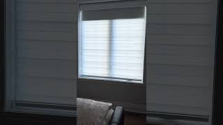 Double Zebra Roller Shades with Hidden Blackout [upl. by Eerahs]