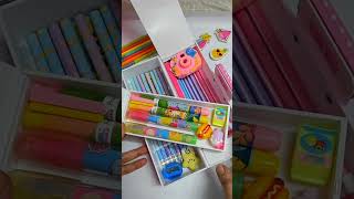 Stationery Shopping Haul stationery shoppinghaul pencilcase 90s filling youtubepartner short [upl. by Aselehc]