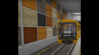 Поездка в режиме пассажира на номерном 81717714 в игре Subway Simulator 3D PC Version [upl. by Hsara]