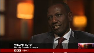 HARDtalk William Ruto Kenyas Deputy President 2019 [upl. by Nohsyar]