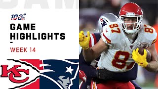 Chiefs vs Patriots Week 14 Highlights  NFL 2019 [upl. by Nynnahs]