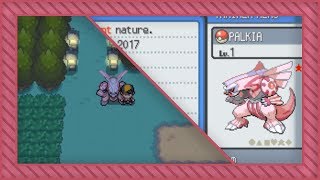 LIVE Shiny Sinjoh Ruins Palkia after 14016 SRs in SoulSilver [upl. by Viddah]