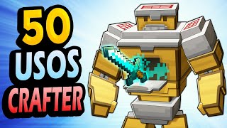 🌟50 Cosas que Puedes Hacer con el CRAFTER en Minecraft [upl. by Zosema]