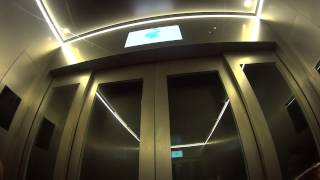 Elevator up to 450m viewing level of Tokyo Skytree [upl. by Sirdi116]