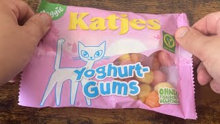 YoghurtGums – Vegetarian Yoghurt Fruit Gums fruitshaped yoghurt snack  JunkFoodHacker [upl. by Ashti701]