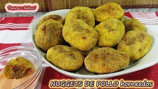 NUGGETS DE POLLO HORNEADOS saludables y deliciosos [upl. by Budde729]