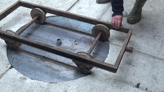 Making a TurnTable For a 15” NarrowGauge Railway [upl. by Dessma]