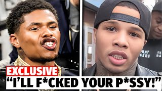 quotYOURE DONE BTCHquot Gervonta Davis Left Reeling After Shakur Stevenson Dominates Initial FaceOff [upl. by Aufmann817]