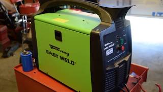 Welding with the Forney Easy Weld 125 FC [upl. by Mathia]