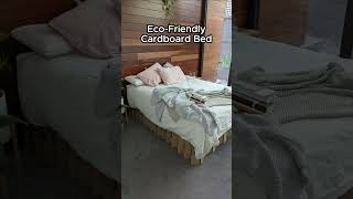 Bedroom Makeover with Yona Cardboard Bed Furniture [upl. by Nrublim]