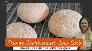 Pão de Hamburguer Low Carb [upl. by Laura]