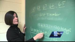 Math teacher explains odds of winning Powerball [upl. by Airetal954]