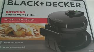 waflera black and decker giratoria UNBOXING [upl. by Clellan]