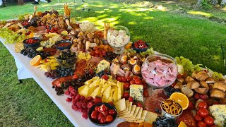 Summer Grazing Table for weddings and parties anglesey food grazingtable weddingfood weddings [upl. by Anitap]