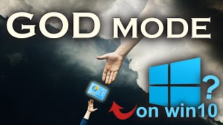 Activate WINDOWS 10 GOD MODE in 2024 and Unlock HIDDEN Features [upl. by Angeline]