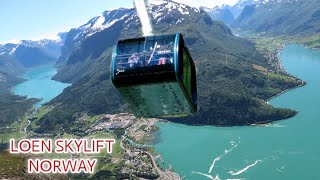 LOEN SKYLIFT IN STRYN NORWAY I WITNESS THE SPECTACULAR ATTRACTION OVER NORDFJORD I MUST SEE [upl. by Coffee446]