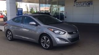 2014 Hyundai Elantra Limited  In Depth Walk Around  Sherwood Park Hyundai [upl. by Gorman]