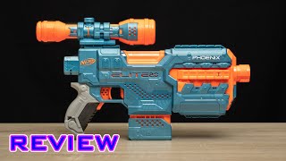 REVIEW Nerf Elite 20 Phoenix CS6  The New Stryfe [upl. by Ilagam]