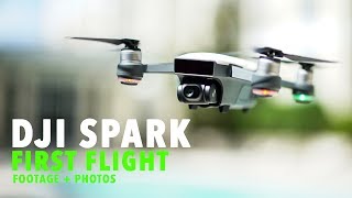 DJI SPARK FIRST FLIGHT [upl. by Oemor875]