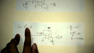 Solving differential equation by op amp [upl. by Brendis]