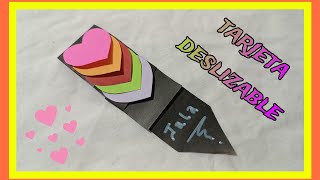 Tarjeta Deslizable de Corazón 💕 para San Valentín [upl. by Letnoj]