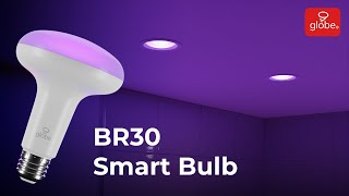 BR30 Smart Bulb RGB and Tunable White  Smart Home Made Easy  Globe Electric [upl. by Hannej]