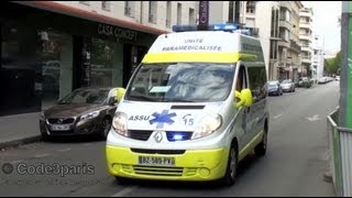 Ambulances en urgence  Paris collection  Emergency Ambulances Paris compilation [upl. by Hakeber986]