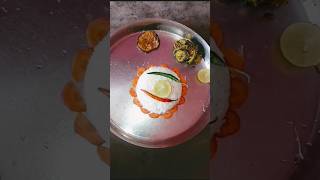 Dupurer khabar thali recipe bangali shorts [upl. by Grodin]