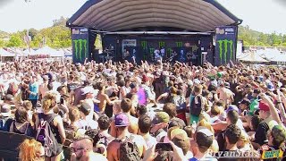 The Amity Affliction  quotDeaths Handquot Live in HD at Warped Tour 2015 [upl. by Anauj]