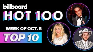 Billboard Hot 100 Top 10 Countdown For October 5 2024  Billboard News [upl. by Ahtanoj]