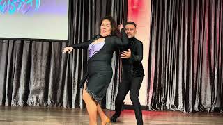 Steve amp Cynthia PROAM Bachata at the Baila Con Gusto Night on November 14 2024 [upl. by Kosse625]