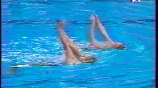 Cecconi  Lucchini ITA  2000 Olympics Final Free duets [upl. by Artinek901]