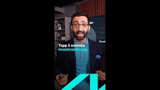 Topp 5 svenska investmentbolag 💼 [upl. by Aimet84]