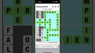 Daily UnCrossowrd 573 wordlepuzzle wordgames uncrossword crossword [upl. by Aissenav]