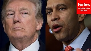 Hakeem Jeffries Blasts Donald Trump For Inviting Laura Loomer To 911 Ceremonies In New York [upl. by Hagai147]