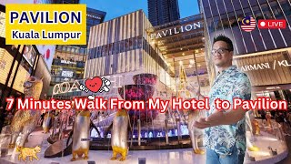 Only 7 Minutes walk from Hotel Royal Bukit Bintang to Pavilion Premier Shopping Destination [upl. by Botti]