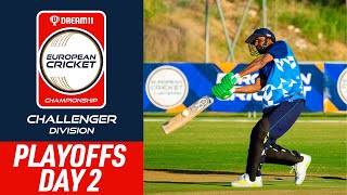 🔴 Dream11 ECC Challenger 2024  Playoffs Day 2  1 Oct 2024  Live European Cricket [upl. by Darooge11]