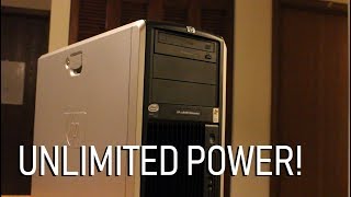 8 Cores of RAW POWER  The HP xw8400 Workstation [upl. by Sharron]