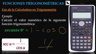 Funciones TRIGONOMÉTRICAS Calcular SEN COS TAN CSC SEC CTG 📟 Uso de la CALCULADORA CIENTÍFICA [upl. by Krantz10]