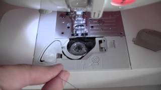 Sewing 101  bobbin winding amp loading machine threading [upl. by Airetnuhs]