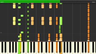 All American Rejects  Gives You Hell Synthesia With Midi File [upl. by Edmondo820]